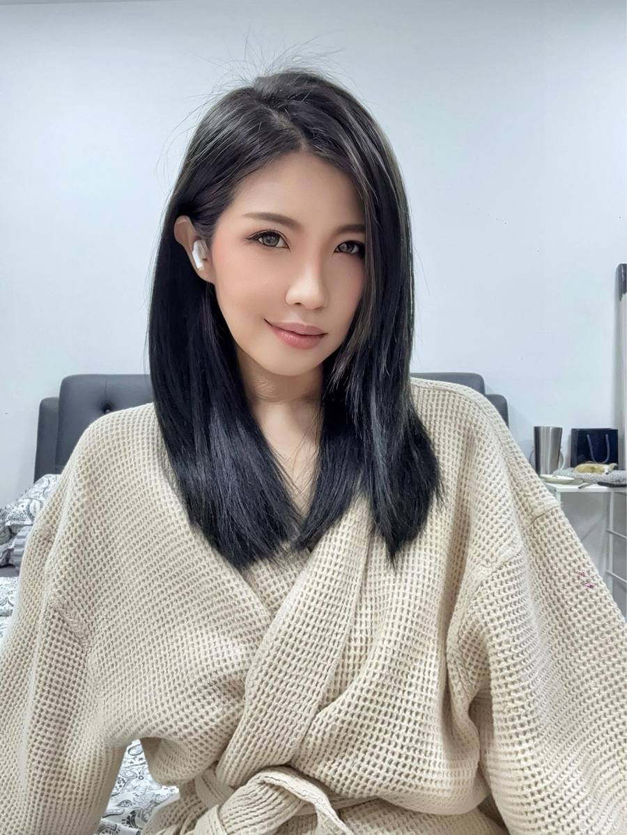 Pauline Tan in a knit top.