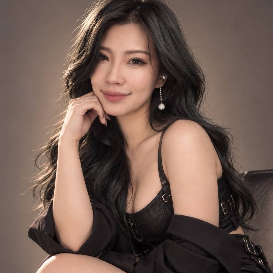 Pauline Tan seated.